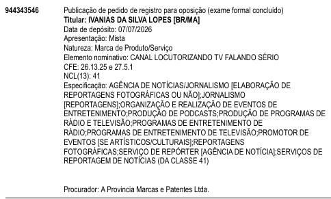 CANAL LOCUTORIZANDO TV FALANDO SÉRIO