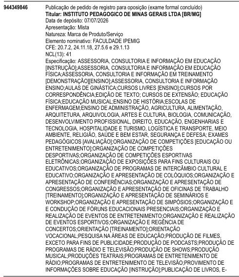FACULDADE IPEMIG