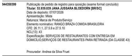 RANGO BRAZA COMIDA BRASILEIRA