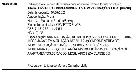 ORVIETTO FLATS