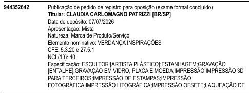 VERDANÇA INSPIRAÇÕES
