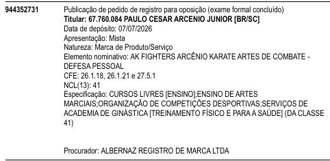 AK FIGHTERS ARCÊNIO KARATE ARTES DE COMBATE - DEFESA PESSOAL