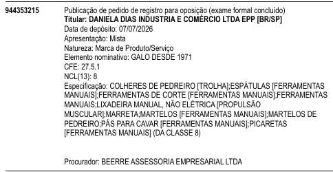 GALO DESDE 1971
