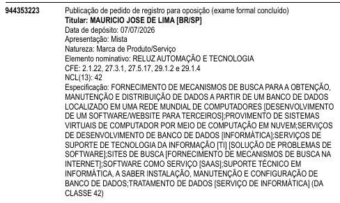 RELUZ AUTOMAÇÃO E TECNOLOGIA