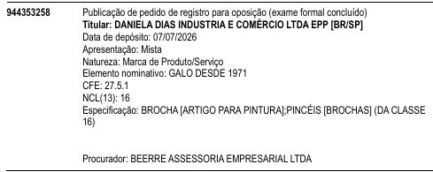 GALO DESDE 1971
