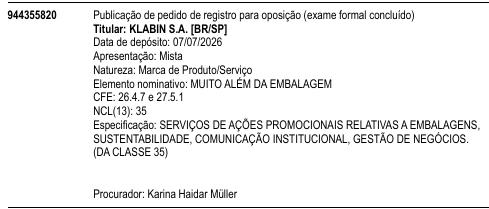 MUITO ALÉM DA EMBALAGEM