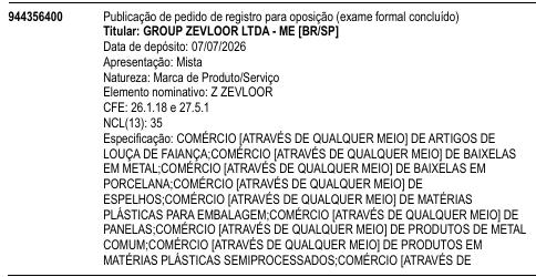 Z ZEVLOOR