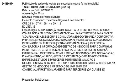 Triah Prime Seguros & Investimentos