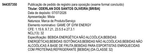 GAME OF GYM ENERGY