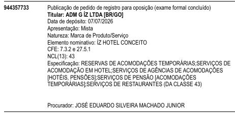 ÍZ HOTEL CONCEITO