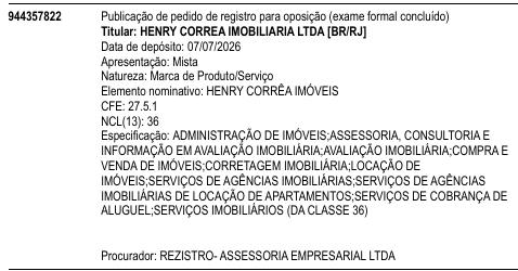 HENRY CORRÊA IMÓVEIS