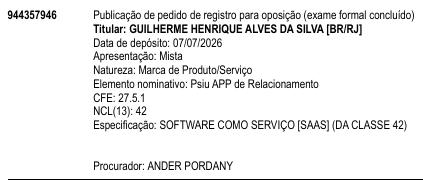 Psiu APP de Relacionamento