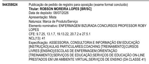ENFERMAGEM BIZURADA CONCURSOS PROFESSOR ROBY LOPES