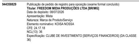 KOISA NOSSA