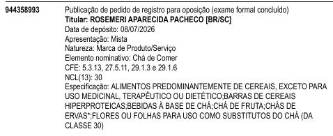 Chá de Comer