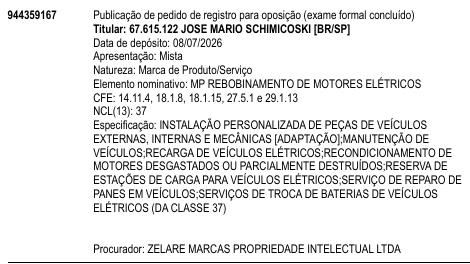 MP REBOBINAMENTO DE MOTORES ELÉTRICOS