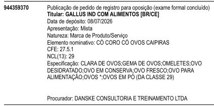 CÓ CORO CÓ OVOS CAIPIRAS