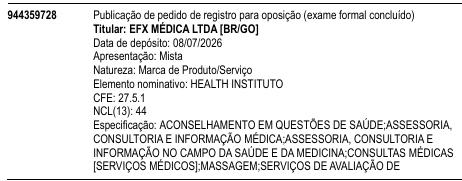 HEALTH INSTITUTO