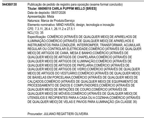 MIND HAVEN, design, tecnologia e inovação