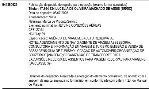JETLINE CONEXÕES AÉREAS