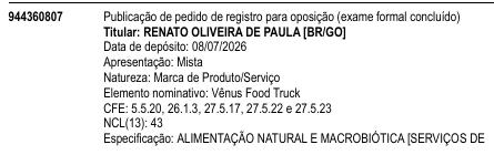 Vênus Food Truck
