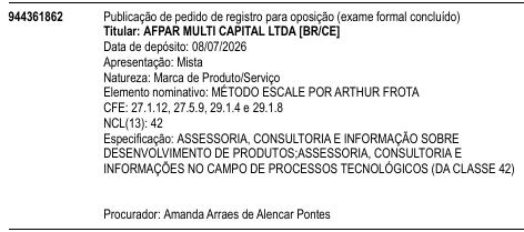 MÉTODO ESCALE POR ARTHUR FROTA