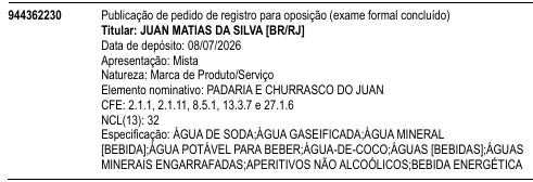 PADARIA E CHURRASCO DO JUAN