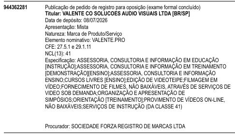 VALENTE.PRO