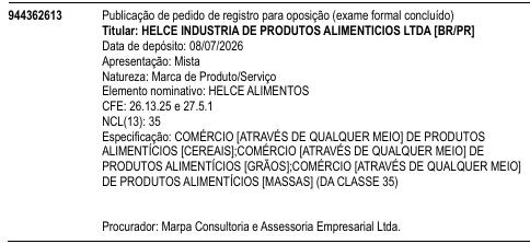 HELCE ALIMENTOS