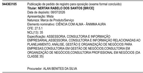 CIÊNCIA COM ALMA - ÂNIMMA AURA