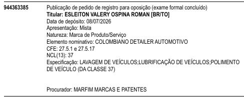 COLOMBIANO DETAILER AUTOMOTIVO