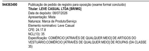 Leve Casual