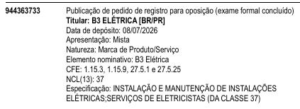 B3 Elétrica