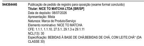 NICE TO MATCHA