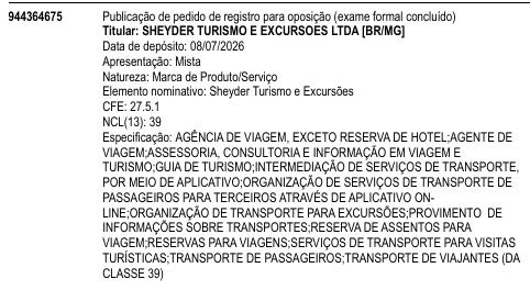 Sheyder Turismo e Excursões