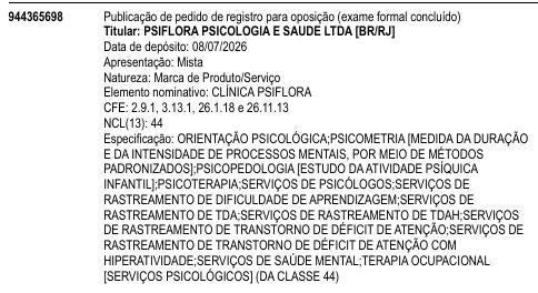 CLÍNICA PSIFLORA