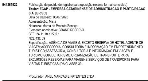 GRAND RESERVA
