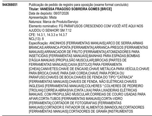 FG PARAFUSOS CRESCENDO COM VOCÊ! ATÉ AQUI NOS AJUDOU O SENHOR! SM 7:12