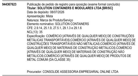 SOLUTION CONTAINERS