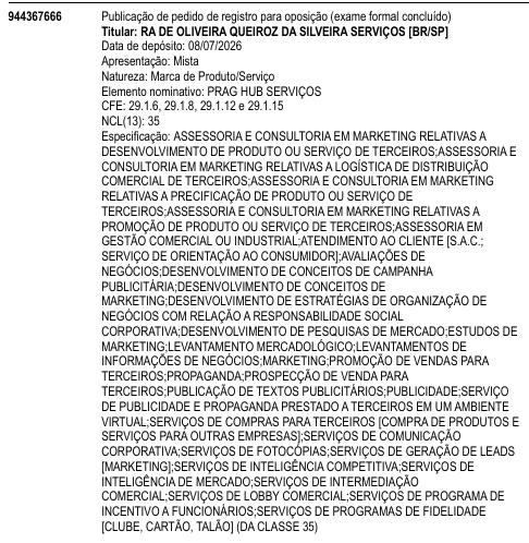PRAG HUB SERVIÇOS