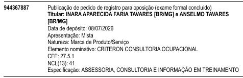 CRITERON CONSULTORIA OCUPACIONAL