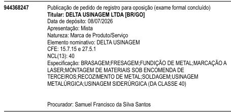 DELTA USINAGEM