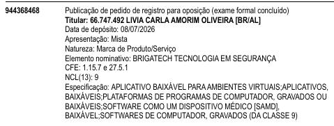 BRIGATECH TECNOLOGIA EM SEGURANÇA