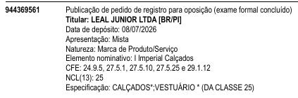 I Imperial Calçados