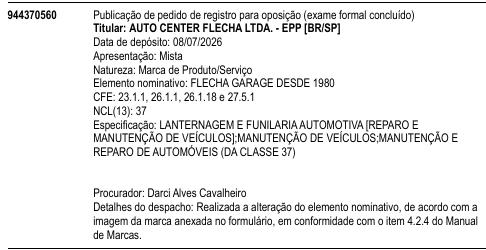 FLECHA GARAGE DESDE 1980