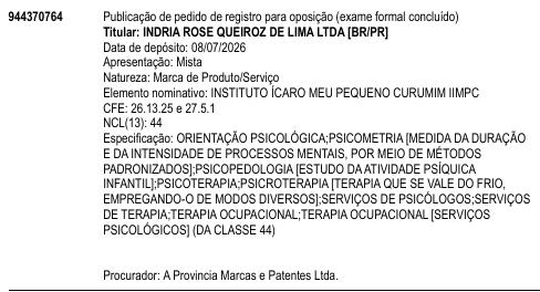 INSTITUTO ÍCARO MEU PEQUENO CURUMIM IIMPC