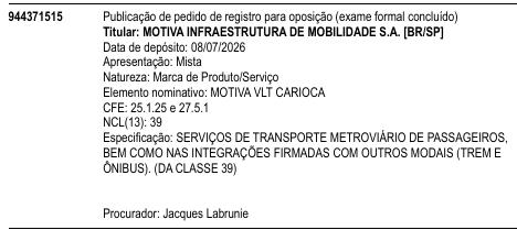 MOTIVA VLT CARIOCA