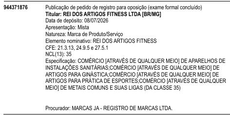 REI DOS ARTIGOS FITNESS