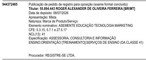 ASEMENTE EDUCAÇÃO TECNOLOGIA MARKETING