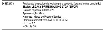 CAMON TELECOM